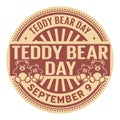 Teddy Bear Day, September 9