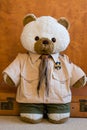 Teddy bear dressed as Girl scout from Czech Republic - Junak - Scout