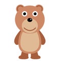 Teddy bear flat icon