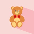 Teddy bear icon. Royalty Free Stock Photo