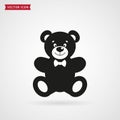 Teddy bear icon. Royalty Free Stock Photo