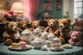 Teddy Bear Tea Party Royalty Free Stock Photo