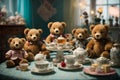 Teddy Bear Tea Party Royalty Free Stock Photo