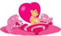 Teddy bear Valentine day