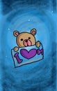 Teddy Bear wishes you Happy St.Valentine`s Day!