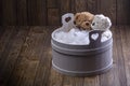 Teddy bears foam bath