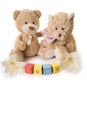 Teddy bears in love