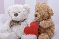 Teddy bears love Royalty Free Stock Photo