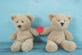 Teddy bears love Royalty Free Stock Photo
