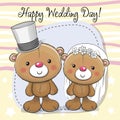 Teddy Bride and Teddy groom