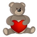 Teddy with valentine