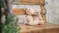 Teddybears embracing Royalty Free Stock Photo