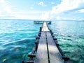 Wood Path at Teduang Beach