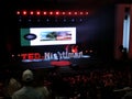 Tedx Talk Female Speaker Far View at Nishtiman Royalty Free Stock Photo