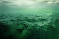 Teeming World ocean green seaweed. Generate Ai Royalty Free Stock Photo