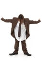 Teen in Baggy Suit Royalty Free Stock Photo