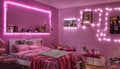 Teen bedroom led lights