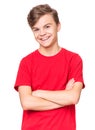 Teen boy portrait Royalty Free Stock Photo