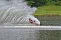 Teen Boy on Slalom Course Royalty Free Stock Photo