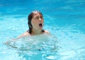 Teen Boy Swimming in Pool