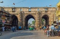 Teen Darwaza, which is a historical gateway on the east of Bhadra Fort