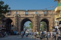 Teen Darwaza, which is a historical gateway on the east of Bhadra Fort