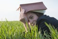 Teen girl with the Bible Royalty Free Stock Photo