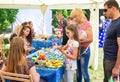 teen girl choosing bracelet