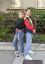 Teen Girl hip hop dancer and her youthful Mother in Saint Louis for National Dance Week Royalty Free Stock Photo