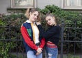 Teen Girl hip hop dancer and her youthful Mother in Saint Louis for National Dance Week Royalty Free Stock Photo