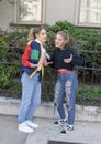 Teen Girl hip hop dancer and her youthful Mother in Saint Louis for National Dance Week Royalty Free Stock Photo