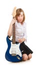 Teen Girl Rockstar Royalty Free Stock Photo