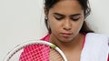 Teen Girl Sad Athlete Royalty Free Stock Photo