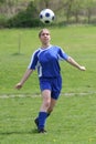 Teen Girl Soccer Player In Action Royalty Free Stock Photo