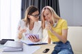 Teen girl talking to professional psychologist, individual therapy session Royalty Free Stock Photo