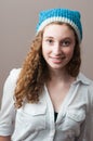 Teen girl wearing a toque