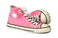 Teen girls pink sneakers