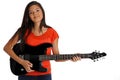 Teen Guitar Player Royalty Free Stock Photo