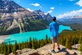 Peyto Lake in Banff National Park on Icefields Parkway