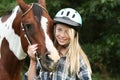 Teen with horse