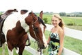 Teen and horse