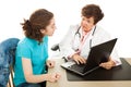 Teen Medical - Serious Discussion Royalty Free Stock Photo