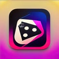 Teen Patti Software App Style Icon. Generative AI.