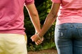 Teen romance -interracial couple Royalty Free Stock Photo