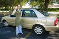 Teen's First Car Royalty Free Stock Photo