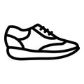 Teen sneakers icon, outline style