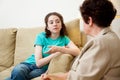 Teen Speaking with Counselor Royalty Free Stock Photo