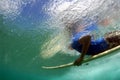 Teen Surfer Duckdiving