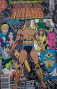 A Teen Titans comic book featuring Cyborg.