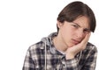 Teen with a toothache Royalty Free Stock Photo